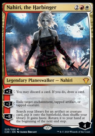 (223/322) Magic The Gathering Commander: Ikoria Single: Nahiri, the Harbinger Holo Mythic