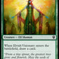 (223/361) Magic The Gathering Commander Legends Single: Elvish Visionary Holo Common