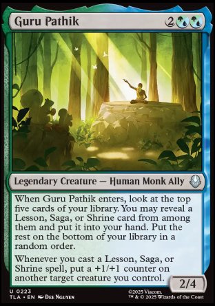 (223) Magic The Gathering Magic: The Gathering | Avatar: The Last Airbender Single: Guru Pathik  Uncommon