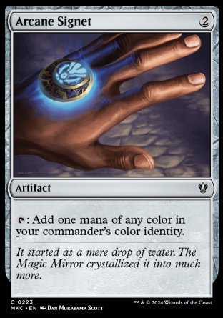 (223) Magic The Gathering Commander: Murders at Karlov Manor Single: Arcane Signet  Common