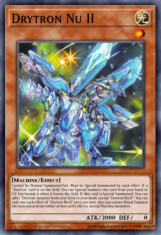 (022) YuGiOh TCG INFO: The Infinite Forbidden Single: Drytron Nu II  Common