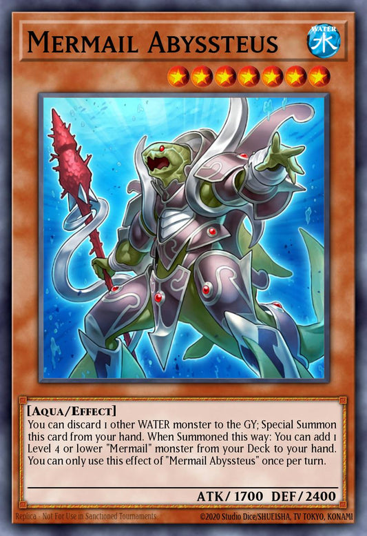 (007) YuGiOh TCG RA03: Quarter Century Bonanza Single: Mermail Abyssteus (V.2 - Ultra Rare)  Ultra Rare