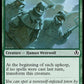 (224) Magic The Gathering Innistrad Remastered Single: Villagers of Estwald / Howlpack of Estwald Holo Common