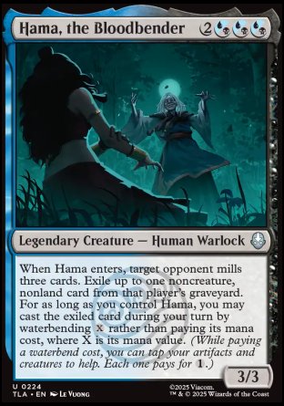 (224) Magic The Gathering Magic: The Gathering | Avatar: The Last Airbender Single: Hama, the Bloodbender  Uncommon