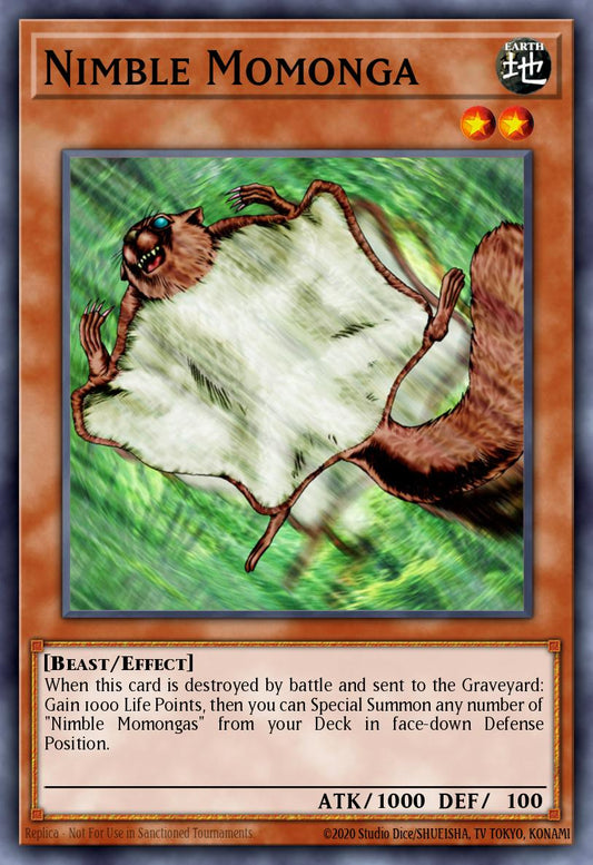 (235) YuGiOh TCG LCYW: Legendary Collection 3: Mega Pack Single: Nimble Momonga  Common