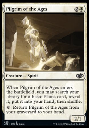 (225) Magic The Gathering Jumpstart 2022 Single: Pilgrim of the Ages  Common