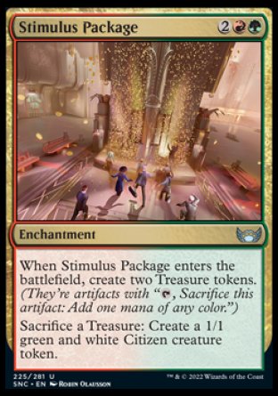 (225) Magic The Gathering Streets of New Capenna Single: Stimulus Package Holo Uncommon