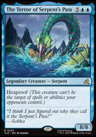 (225) Magic The Gathering Magic: The Gathering | Avatar: The Last Airbender: Eternal Single: The Terror of Serpent's Pass Holo Rare
