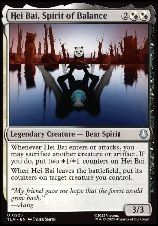 (225) Magic The Gathering Magic: The Gathering | Avatar: The Last Airbender Single: Hei Bai, Spirit of Balance  Uncommon