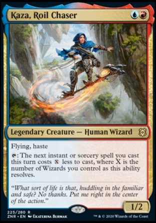 (225) Magic The Gathering Zendikar Rising: Promos Single: Kaza, Roil Chaser (V.2) Holo Rare