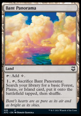 (225) Magic The Gathering Commander: Adventures in the Forgotten Realms Single: Bant Panorama  Common