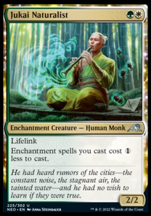 (225) Magic The Gathering Kamigawa: Neon Dynasty Single: Jukai Naturalist  Uncommon