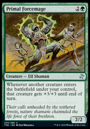 (225/289) Magic The Gathering Time Spiral Remastered Single: Primal Forcemage  Uncommon