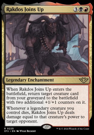 (225) Magic The Gathering Outlaws of Thunder Junction Single: Rakdos Joins Up  Rare