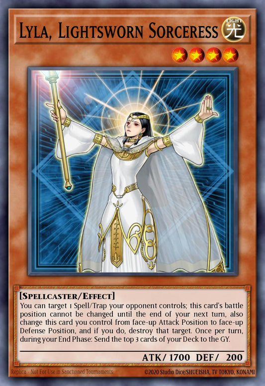 (022) YuGiOh TCG BPW2: Battle Pack 2: War of the Giants - Round 2 Single: Lyla, Lightsworn Sorceress  Super Rare
