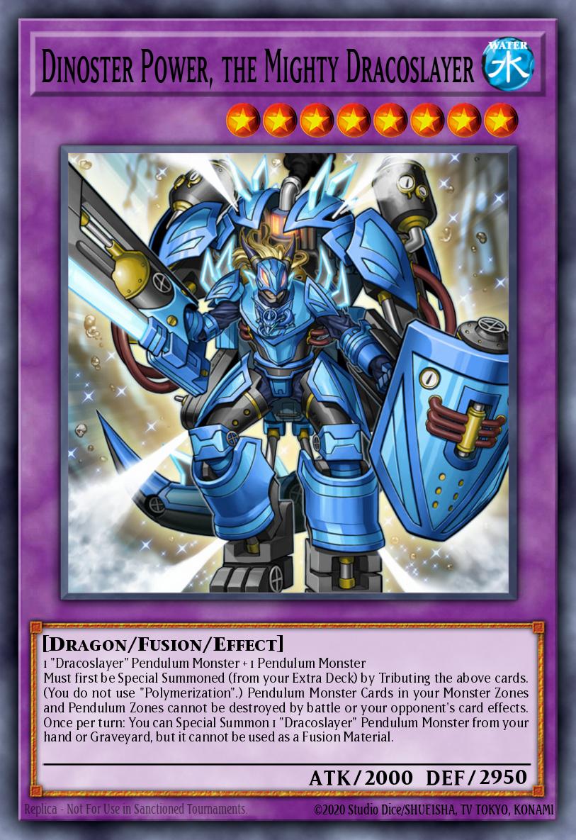 (047) YuGiOh TCG ANGU: Ancient Guardians Single: Dinoster Power, the Mighty Dracoslayer  Rare
