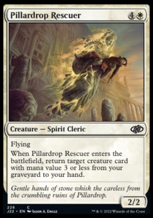 (226) Magic The Gathering Jumpstart 2022 Single: Pillardrop Rescuer  Common