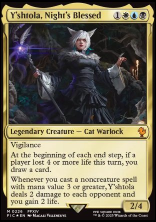 (226) Magic The Gathering Commander: Magic: The Gathering - FINAL FANTASY: Collector's Edition Single: Y'shtola, Night's Blessed Surge Foil Mythic