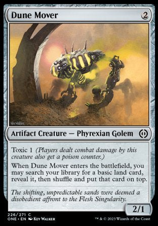 (226) Magic The Gathering Phyrexia: All Will Be One Single: Dune Mover Holo Common
