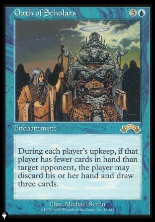 (042) Magic The Gathering The List Single: Oath of Scholars  Rare