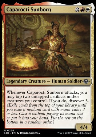 (226) Magic The Gathering The Lost Caverns of Ixalan Single: Caparocti Sunborn  Uncommon