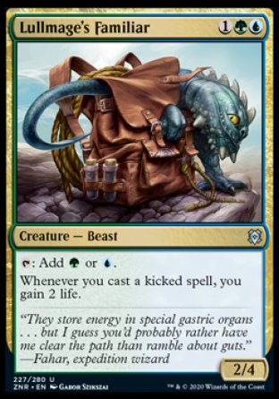 (227/280) Magic The Gathering Zendikar Rising Single: Lullmage's Familiar Holo Uncommon