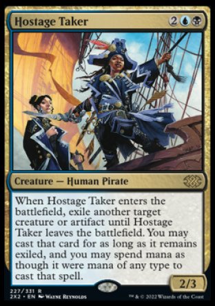 (227) Magic The Gathering Double Masters 2022 Single: Hostage Taker Holo Rare