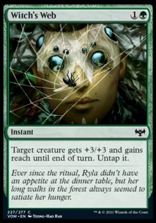 (227) Magic The Gathering Innistrad: Crimson Vow Single: Witch's Web  Common