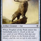 (227/269) Magic The Gathering Throne of Eldraine Single: Prophet of the Peak Holo Common