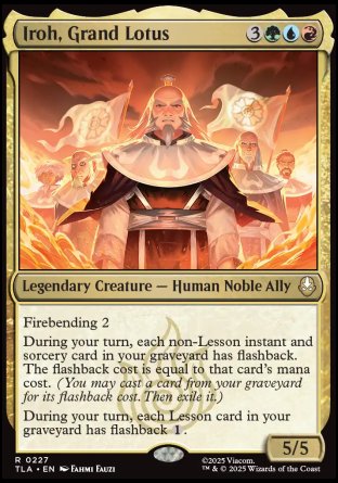 (227) Magic The Gathering Magic: The Gathering | Avatar: The Last Airbender: Promos Single: Iroh, Grand Lotus  Rare