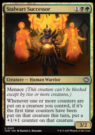 (227) Magic The Gathering Tarkir: Dragonstorm Single: Stalwart Successor  Uncommon