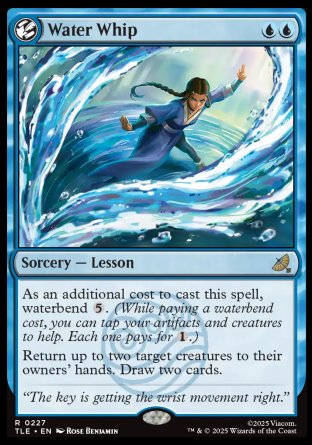 (227) Magic The Gathering Magic: The Gathering | Avatar: The Last Airbender: Eternal Single: Water Whip Holo Rare