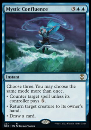 (227) Magic The Gathering Commander: Streets of New Capenna Single: Mystic Confluence  Rare