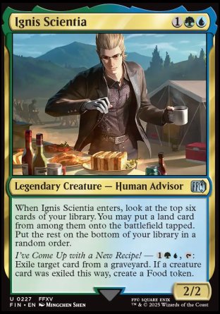 (227) Magic The Gathering Magic: The Gathering - FINAL FANTASY Single: Ignis Scientia  Uncommon