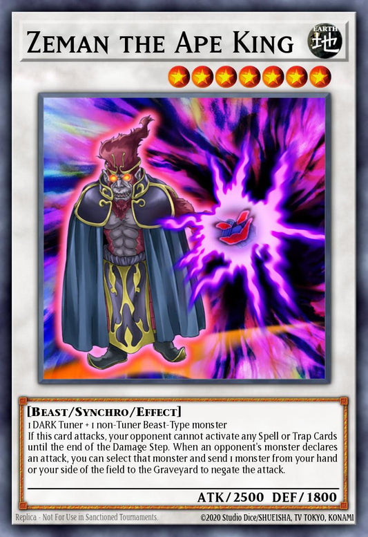 (097) YuGiOh TCG ABPF: Absolute Powerforce Single: Zeman the Ape King  Secret Rare