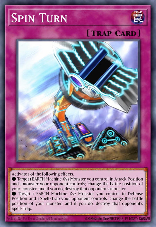 (218) YuGiOh TCG MP20: 2020 Tin of Lost Memories Mega Pack Single: Spin Turn  Ultra Rare