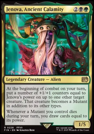 (228) Magic The Gathering Magic: The Gathering - FINAL FANTASY Single: Jenova, Ancient Calamity Holo Rare