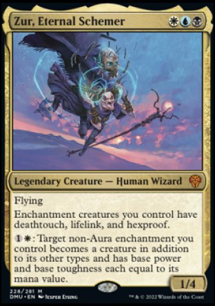 (228) Magic The Gathering Dominaria United Single: Zur, Eternal Schemer Holo Mythic