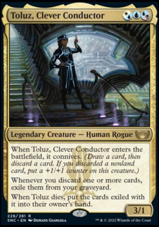 (228) Magic The Gathering Streets of New Capenna Single: Toluz, Clever Conductor  Rare