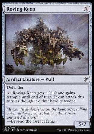 (228/269) Magic The Gathering Throne of Eldraine Single: Roving Keep  Common