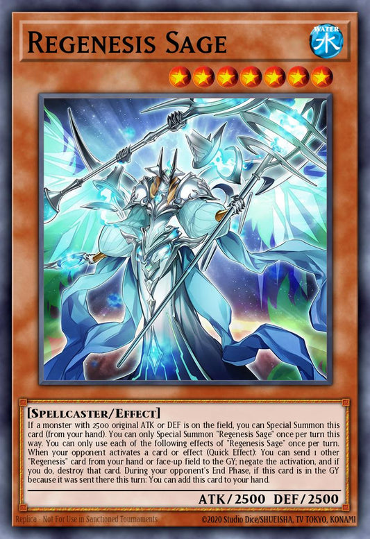 (014) YuGiOh TCG ALIN: Alliance Insight Single: Regenesis Sage (V.1 - Ultra Rare)  Ultra Rare