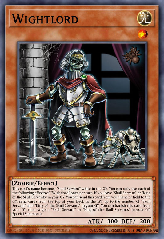 (025) YuGiOh TCG LEDE: Legacy of Destruction Single: Wightlord  Common
