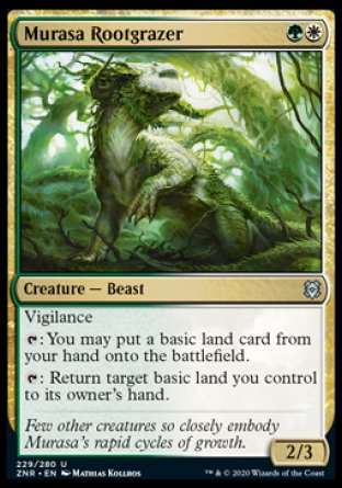 (229/280) Magic The Gathering Zendikar Rising Single: Murasa Rootgrazer  Uncommon