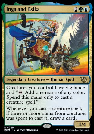 (229) Magic The Gathering March of the Machine Single: Inga and Esika  Rare