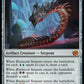 (229) Magic The Gathering The Brothers' War Single: Bladecoil Serpent Holo Mythic