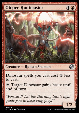 (229) Magic The Gathering Commander: The Lost Caverns of Ixalan Single: Otepec Huntmaster  Uncommon