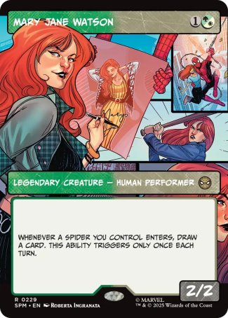 (229) Magic The Gathering Magic: The Gathering | Marvel's Spider-Man: Extras Single: Mary Jane Watson  Rare
