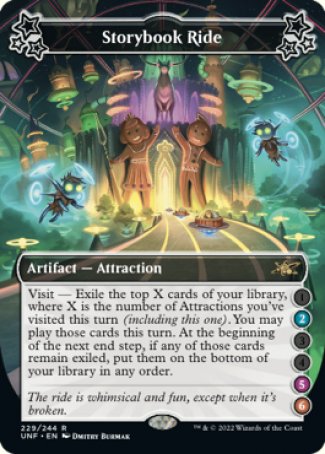 (229) Magic The Gathering Unfinity Single: Storybook Ride (V.2)  Rare