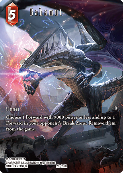 (016) Final Fantasy TCG Hidden Trials Single: Bahamut (23-016) (V.2)  Rare