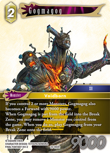 (065) Final Fantasy TCG Hidden Trials Single: Gogmagog (23-065) Holo Rare